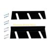F26C Contemporary Acrylic Skateboard Organizer Wall Mount Holder for Skateboard Enthusiasts Professionals and Shop Owners