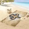 New Orleans Saints Print Beach Towel, Large Soft Quick Dry Towel for Beach Camping Swimming
