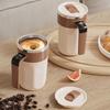 Automatic Stirring Coffee Cup with Real-Time Temperature Display Rechargeable Self-Stirring Mug Double-Wall Insulated 316 Stainless Steel Coffee Cup