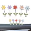 Flower Car Decor | Car Dashboard Decor 5 Pcs - Flower Car Dashboard Decoration,