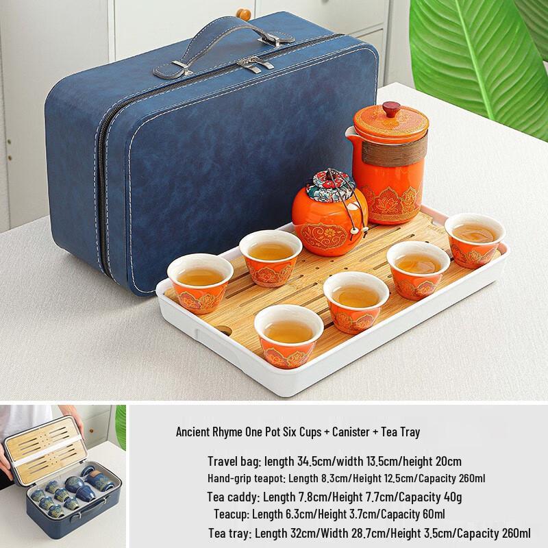 

Shangqi Portable Ceramic Travel Tea Set