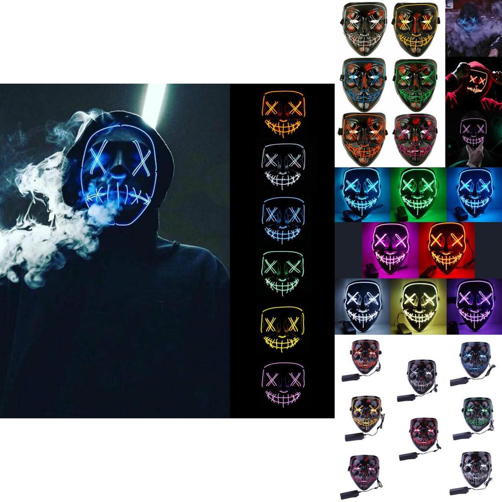 3-Modi Halloween Gruselmaske für Cosplay mit komfortablem, einzigartigem, ergonomischem Design