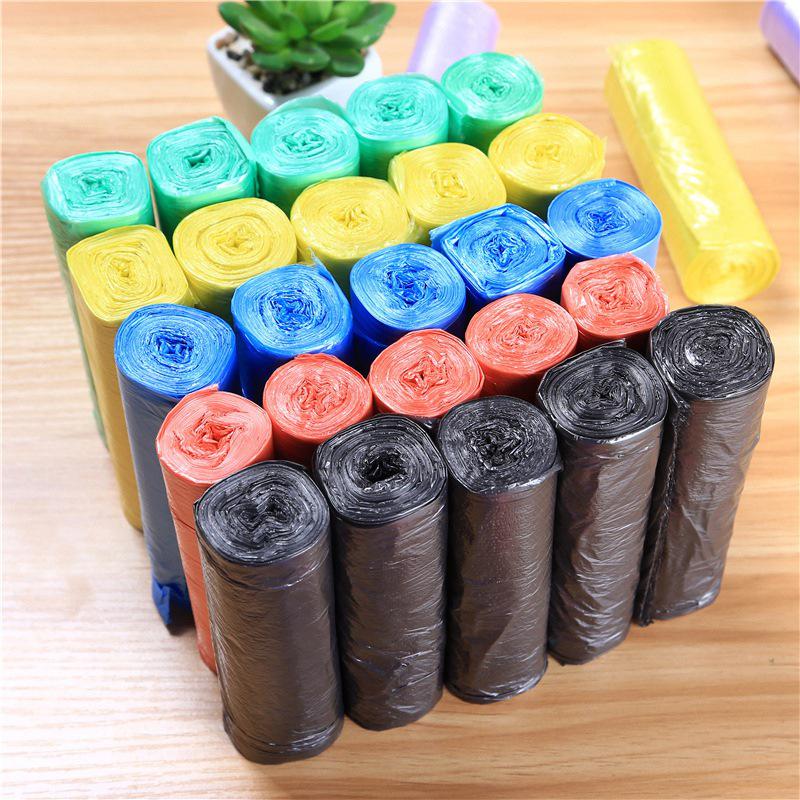 45x50cm Thick Disposable Colored Garbage Bags - Flat Mouth, Sturdy, Kitchen Use