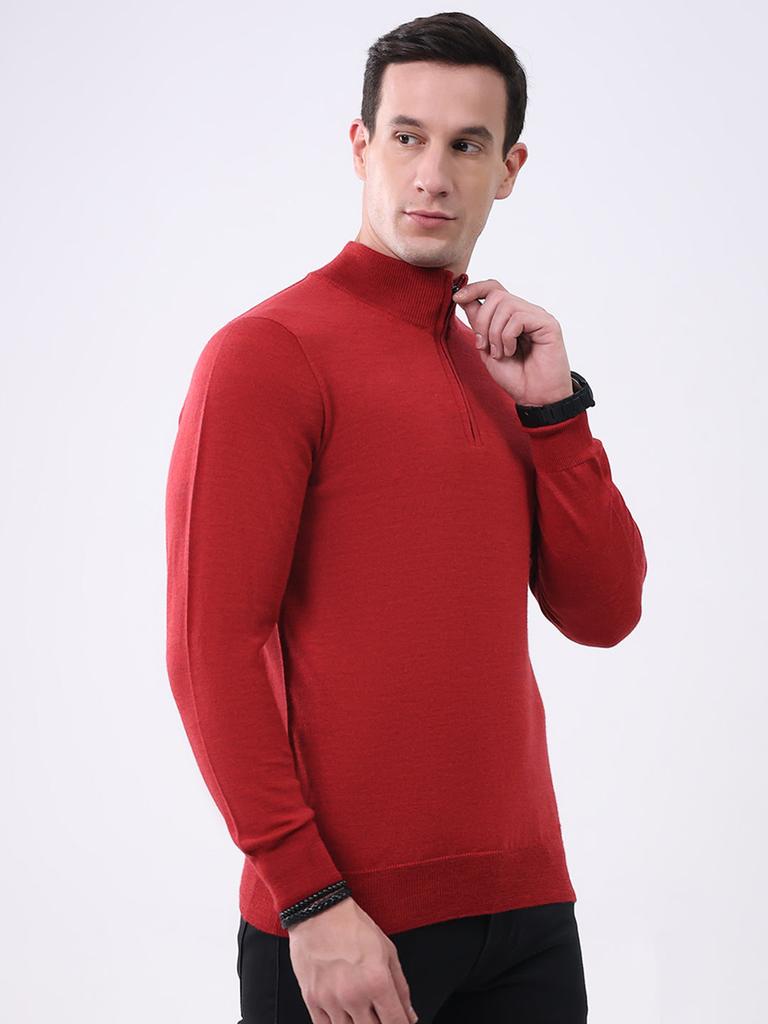 Monte Carlo Mens Regular Fit Solid Pullover