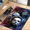 Custom Name Halloween horror Printed Carpet, for Office Chair Living Room Bedroom Kitchen Room Decor Gifts.