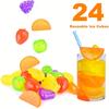 24Pcs Reusable Plastic Quick-Freeze Easy-to-Clean Fake Ice For Making Cold Appealing Drinks