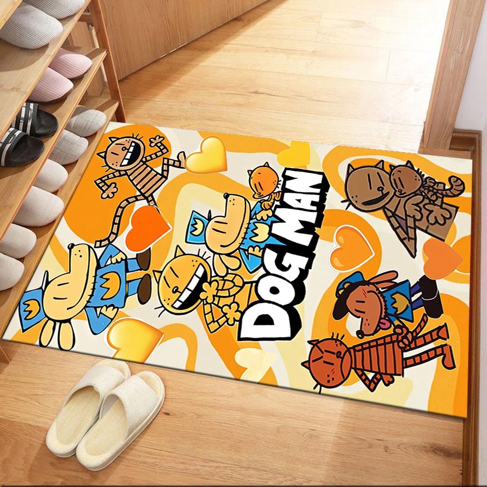 Dog Man Square Rugs Are a Great Choice for Living Rooms, Bedrooms, Home Décor, and As Gifts.