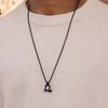 Pig & Hen D-Shackle Necklace - Black X Black