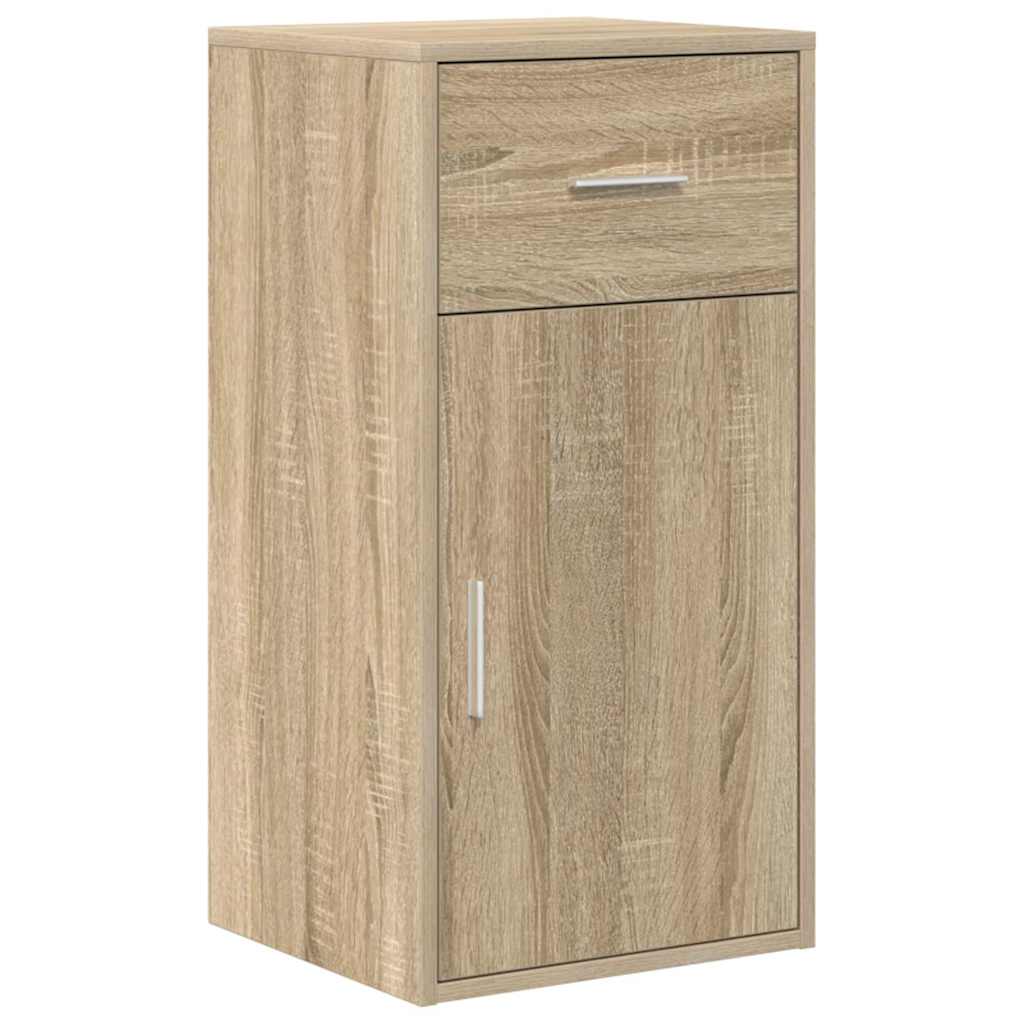 Sideboard with Drawers Sonoma Oak 38 x 34 x 75 cm
