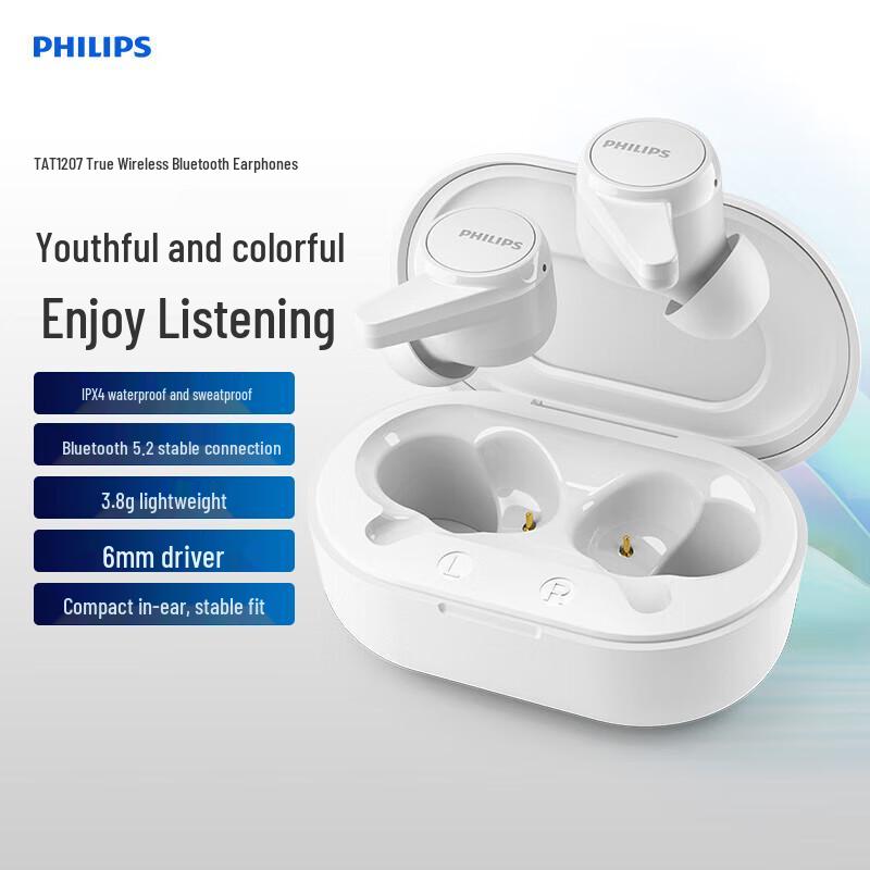 Philips True Wireless Bluetooth Earbuds
