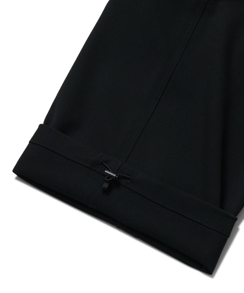 MUSINSA STANDARD Parachute Banding Slacks [Black]