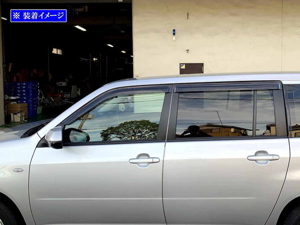 BRIGHTZ Premium Side Door Visors with Hardware for Toyota Succeed Van Fits and P165 160/165 (INJ-V-066) - NCP160V, NCP165V, NCP, NCP160, NCP165, P160,