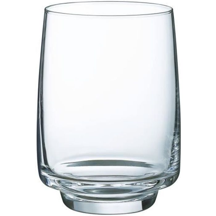 Verre transparent bas 28cL LUMINARC - Equip Home - Verre plat - Compatibilité lave-vaisselle - Vendu à l'unité