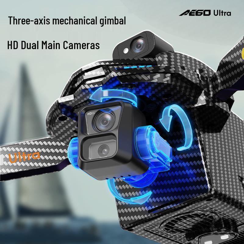 Shangheng AE60 Drone: GPS Three-Axis Gimbal, HD Digital Image Transmission, Remote Control.