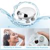 Small Portable Head Massager Hot Compress Red Light Waterproof Stress Relief Tool for Scalp Relax for Deep Cleansing