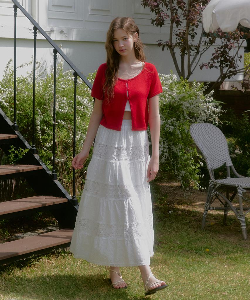 Micene Lea Lace Long Skirt