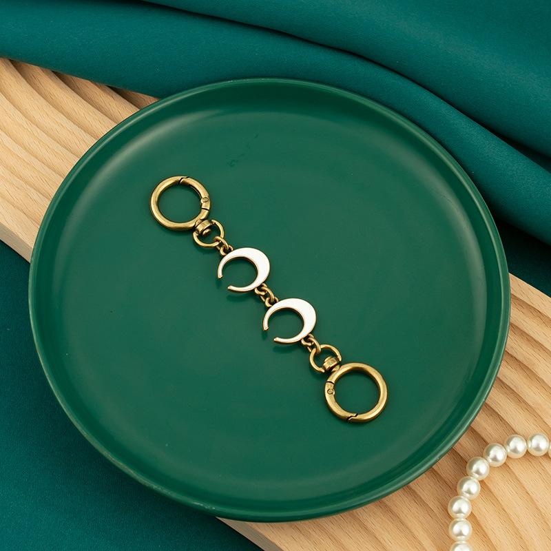 Bag Extension Chain Pearl Metal Accessories Love Buckle With One Shoulder Mahjong Armpit China-Chic Style
