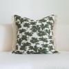 French Retro Green Throw Pillow Cover Wabi-Sabi Style Three-Dimensional Embroidery Sofa Pillowcase Headboard Cushion Covers