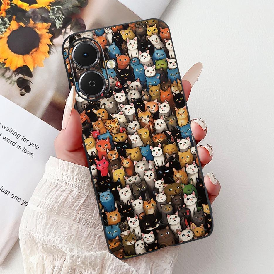 For Tecno Spark GO 2 Case LJ7 Popular Painted Cover 6.67'' Soft Silicone Phone Case For Tecno Spark Go2 SparkGo2 Back Cover Bags