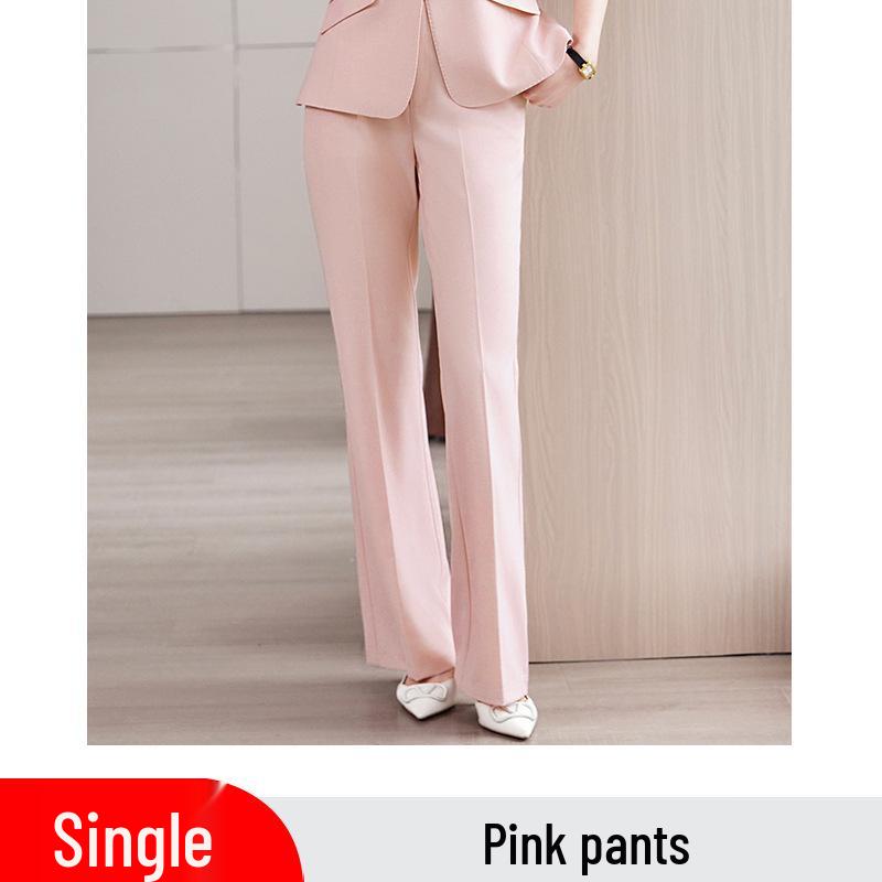 

Women s Slim-fit Elegant Suit Set for Spring/Autumn 2026: Professional, Three-quarter Sleeve, Formal Wear L