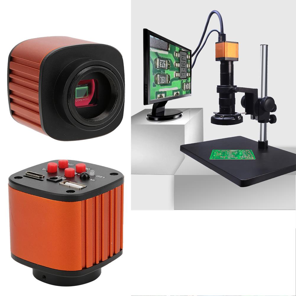 16MP USB Microscope Camera Kit Digital Magnifier with 0.5X Lens 30mm 30.5mm Ring AdapterUK Plug 100 240V