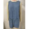 Gilets Robes en Jean Denim pour Femmes Sans Manches Épaules Dénudées Dos Nu Décontracté Robe Débardeur Avec Poches