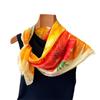New Temperament Commuting Print Imitation Silk 70 Small Square Scarf High-end Feeling Shawl Versatile Neck Scarf Women's