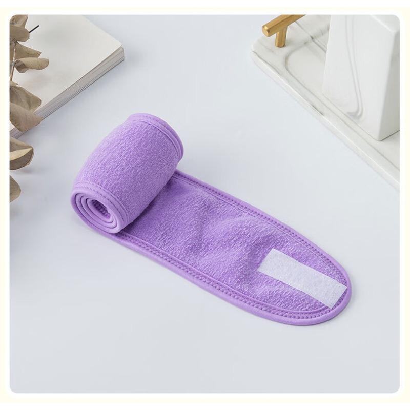 Face Washing Hair Band Beauty Salon Wide Edge Hair Scarf for Women Beauty Makeup Velcro Hair Band