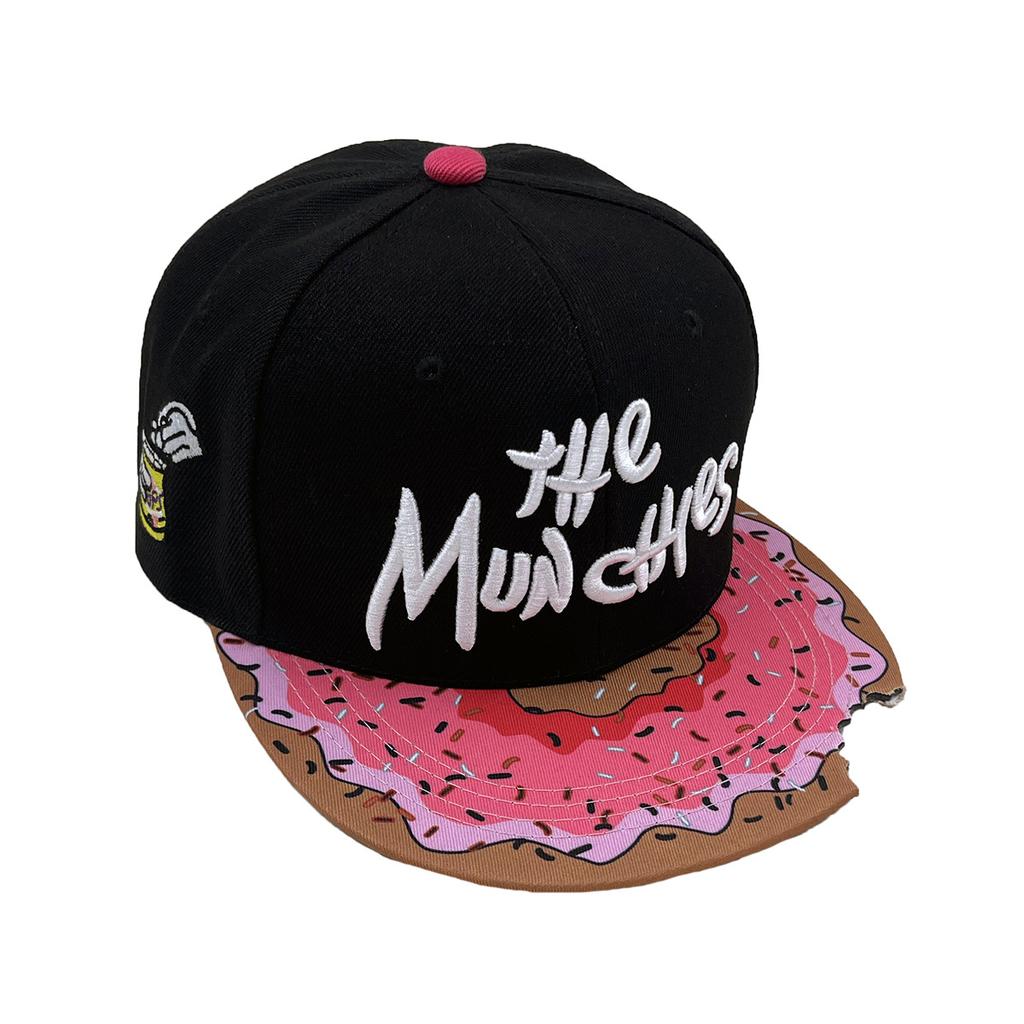 Muchies Snack Notch Flat Edge Hip Hop Hat Brim Notch Parent-Child Adult Hip-Hop Hat Baseball Cap