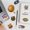 100 τεμ. Σειρά Barcelona FC Graffiti Αυτοκόλλητα για Κινητά Τηλέφωνα και Υπολογιστές, Αδιάβροχα Διακοσμητικά Αυτοκόλλητα, Δημιουργικά Αυτοκόλλητα Σταθερής Ύλης DIY