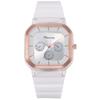 New Fashion Women Watches Silicone Square Quartz Watch Decorative Three Eyes Wristwatch Relogio Feminino Watch Women Clocks Hour