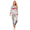 Christmas Print Cute Family Set Pajamas, Home Clothes, Family Set Long Sleeve Top Pants Set