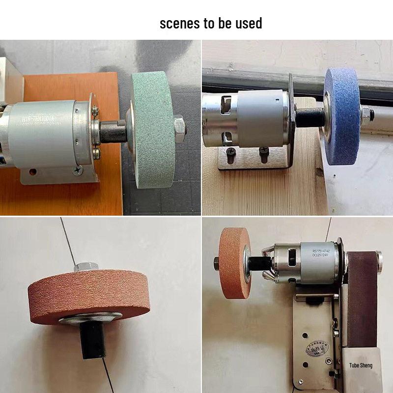 Motor Accessories: Grinding Wheel Connecting Shaft, 5-16mm Inner Hole, Compatible with Bench Grinder, Polishing & Grinding Rod.