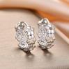 Creative French Chrysanthemum Hollowed Ring Earrings - Unique, Simple & Fresh Design