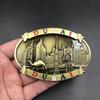 Dubai Travelling Souvenirs Metallic Fridge Magnets Austria UAE Tourist Souvenirs Metal Magnetic Stickers for Fridge Home Decor