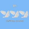 10Pcs Electric Planes Foam Model Accessories Nylon Pin Horn/ Zip Horns Without Screws 3 Hole/4 Hole Rc Airplanes Parts