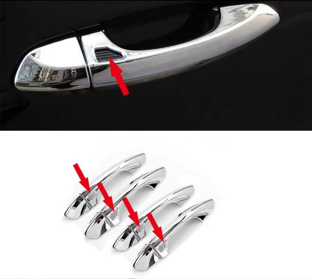 2013-2018 Ford Mondeo Black Door Handle Shell and Bowl Decor
