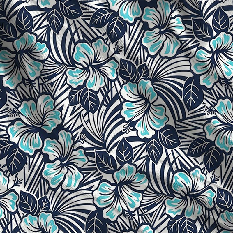 Women's Minimalist Short Sleeve Crew Neck T-Shirt Floral Print Soft Comfortable Top, Versatile for Daily & Casual Home Wear