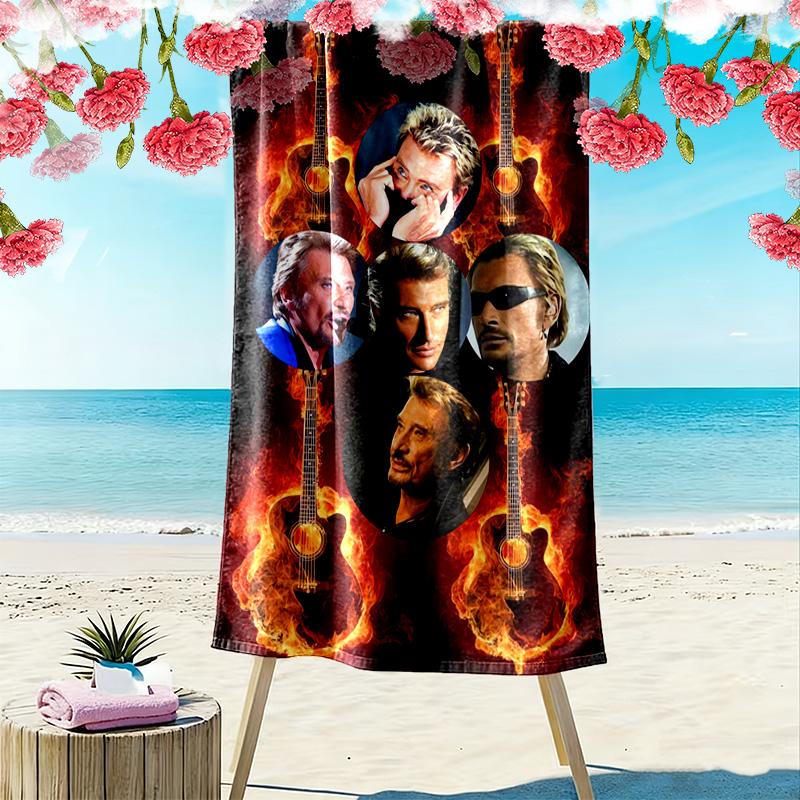 Rock Star Energy Stage Beach Towel Outdoor Camping Beach Quick-drying Swim Towel Absorbent Bath Towel Outdoor Pool Towel Outdoor Picnic Beach Mat