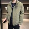 Trendy Men's Stand-Collar Padded Workwear Jacket - Warm, Loose, Versatile Autumn/Winter Outerwear