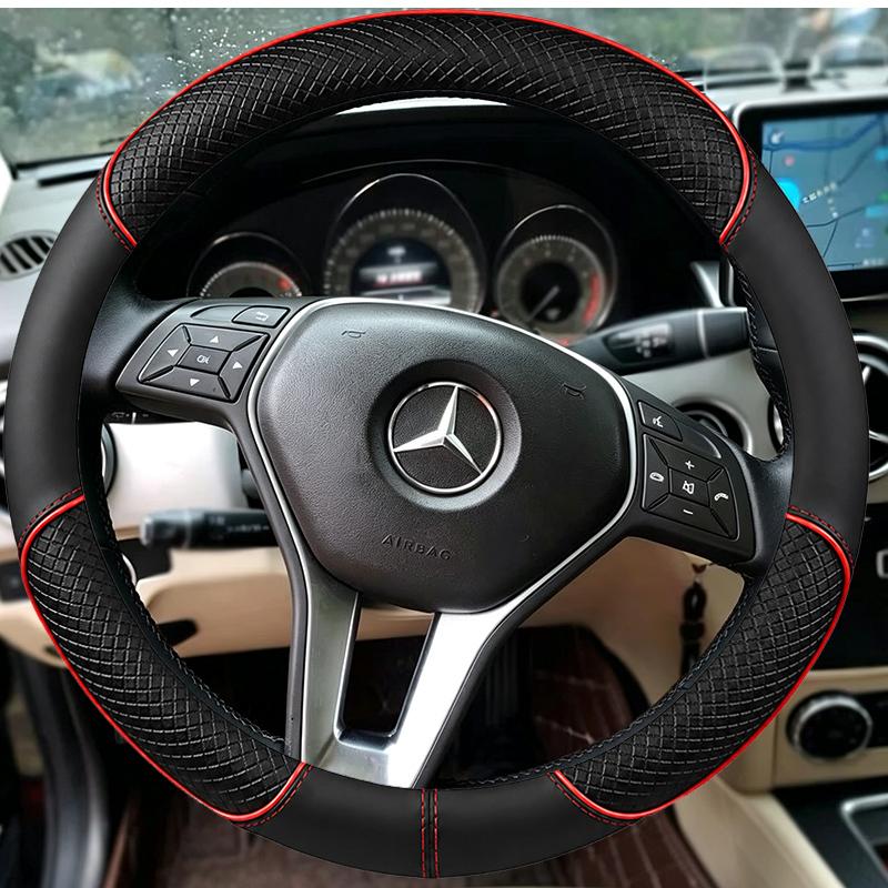 Braid Car Steering Wheel Cover for Mercedes Benz CLS550 CLA250 E250 E350 E400 E550 GLA250 GLK250 GLK350 C250 C300 C350 B250e