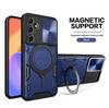 For Ssmsung Galaxy M15 M35 M55 5G Case Slide Lens Protect Armor Phone Case For Samsung M 15 35 55 Magnetic Ring Stand Back Cover