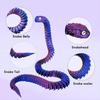 3D Printed Snake Animal Ornament Flexible Joints Twist Fidget Desk Decor Gift