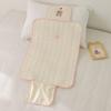 Baby Diaper Pad Folding Newborn Changing Pads Covers Cotton Waterproof Bear Bunny Baby Changing Padding for Crib Baby Strolller Portable 50*70Cm