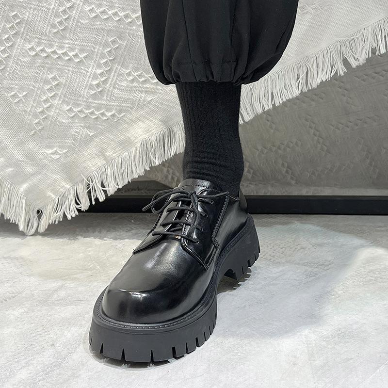 Новые модные британские туфли Tooling 46 мужские повседневные черные кожаные туфли 45 — фото 3