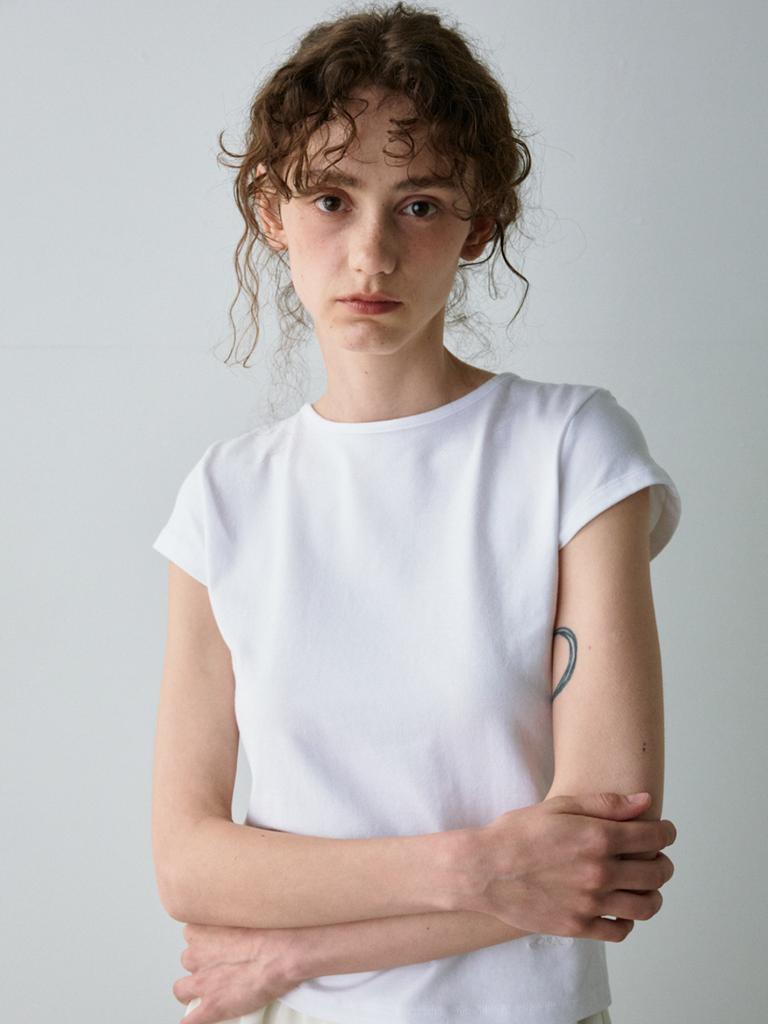NOEUD Geek Cap Sleeve T-Shirt (Ivory)
