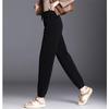 Winter Korean Women Fleece Pant Casual Solid Elastic High Waist Lace-up Loose Female Trousers Thickening Warm Fashion Sweatpants