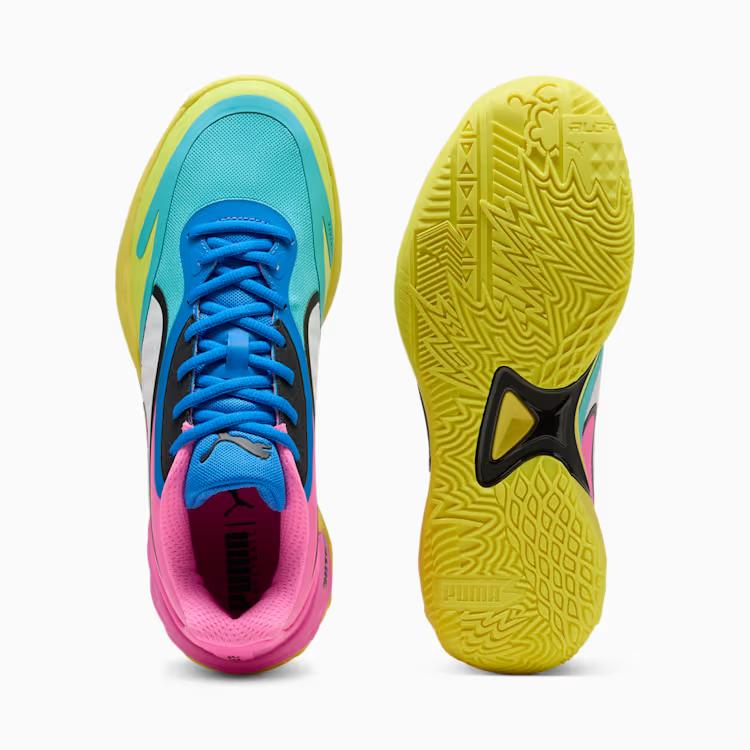 312374-07 Puma All-Pro Nitro 2 SkyBreak Poison Pink Bright Aqua (Men's)