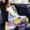 1pc Pastel Rainbow Friends Blanket, Home Decorative Throw Blanket for Family and Friend, Soft Warm Bedding Coverlet, All Seasons Use, Unique Gift Idea