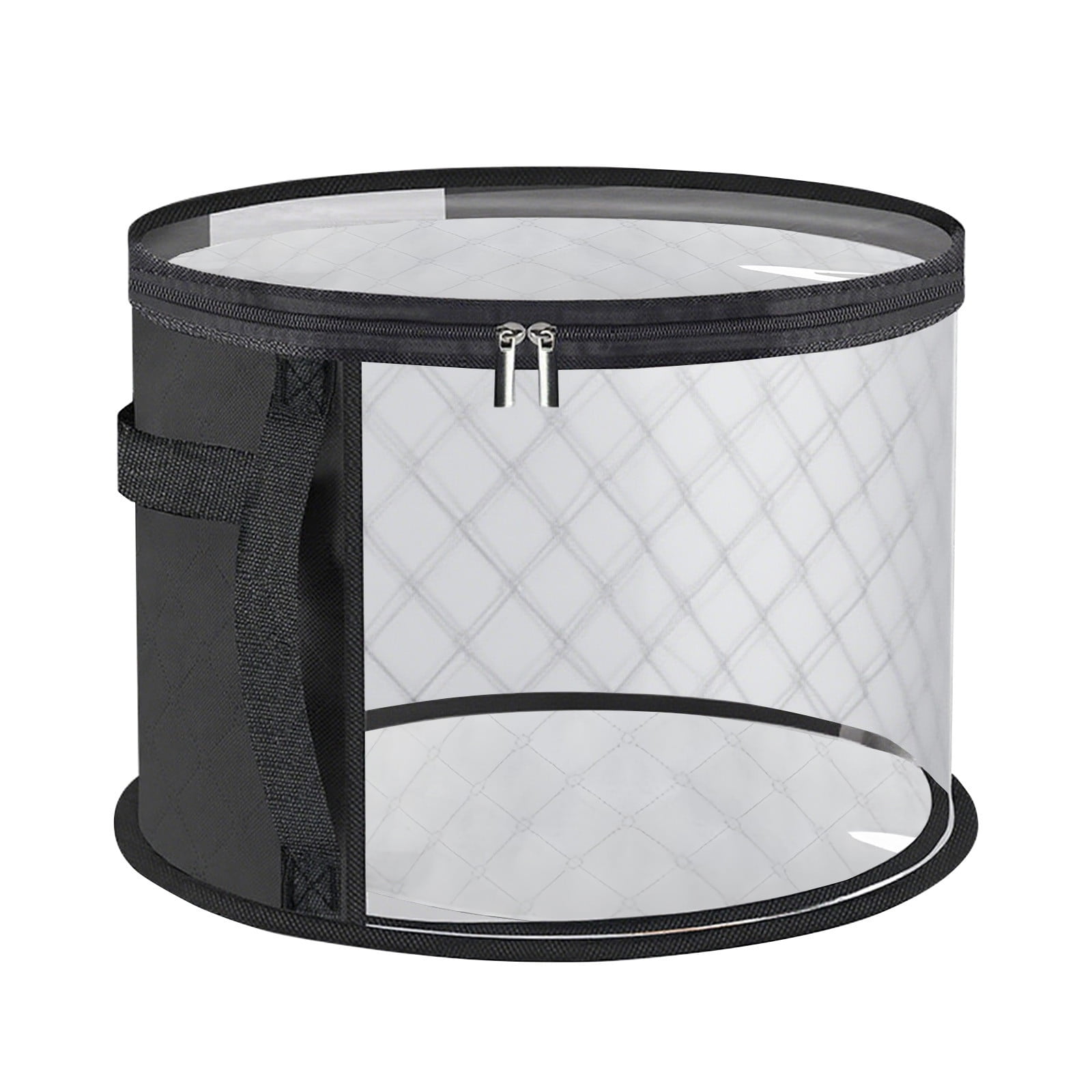 Oversized Clear Hat Storage Bag,Transparent Mesh Hat Storage Bag,Hat Box Storage for Women with Zipper, Large Clear Hat Storage Boxes